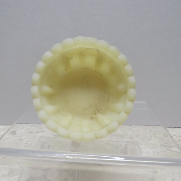 1979 Han Painted by S. Hart Fairy Lamp Winter Scene Snow Deer Fenton NO CHIPS. - Picture 5 of 10